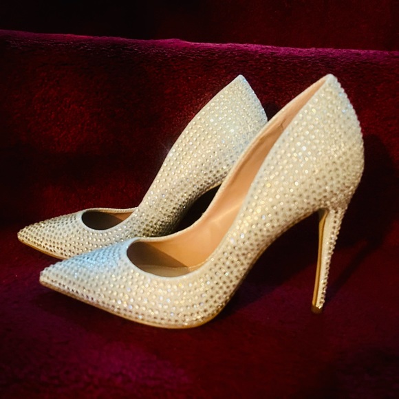 Steve Madden Rhinestone Pumps - Picture 4 of 5